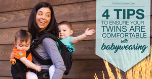 4 Tips to Ensure Your Twins are Comfortable while Babywearing