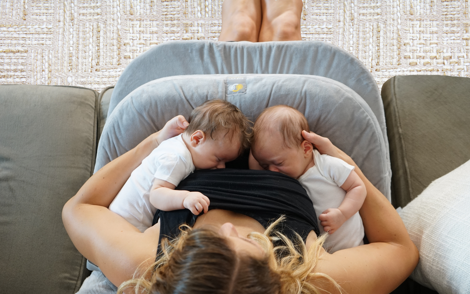 TwinGo | Baby Carrier for Twins | Breastfeeding Pillow for Twins