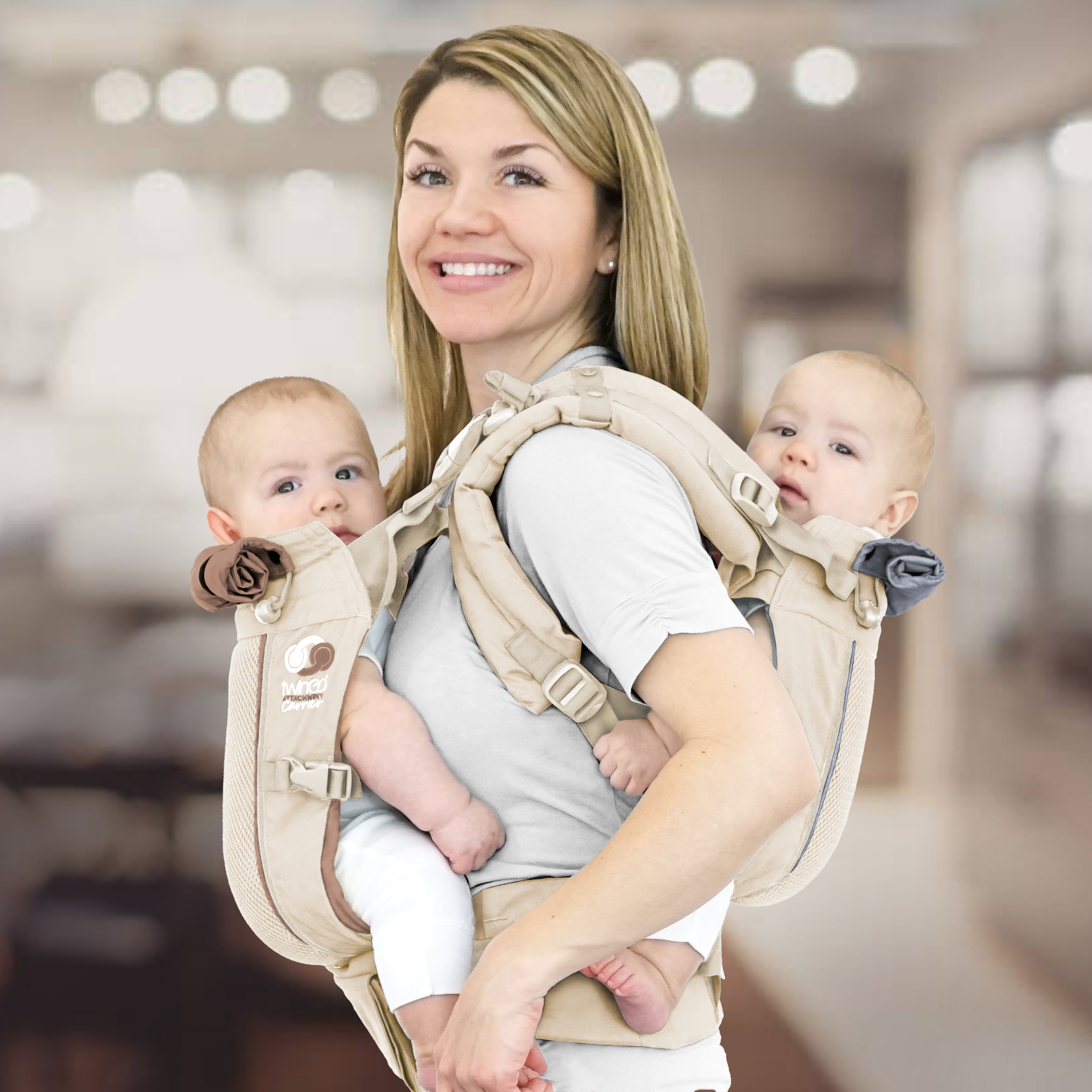 【双子用抱っこ紐】TwinGo Carrier ツインゴー TwinGo | Baby Carrier for Twins | Breastfeeding Pillow for Twins