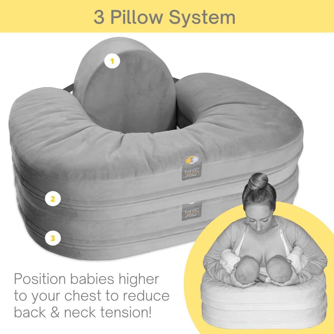 Inflatable Travel Nursing Pillow for Breastfeeding, Bottlefeeding