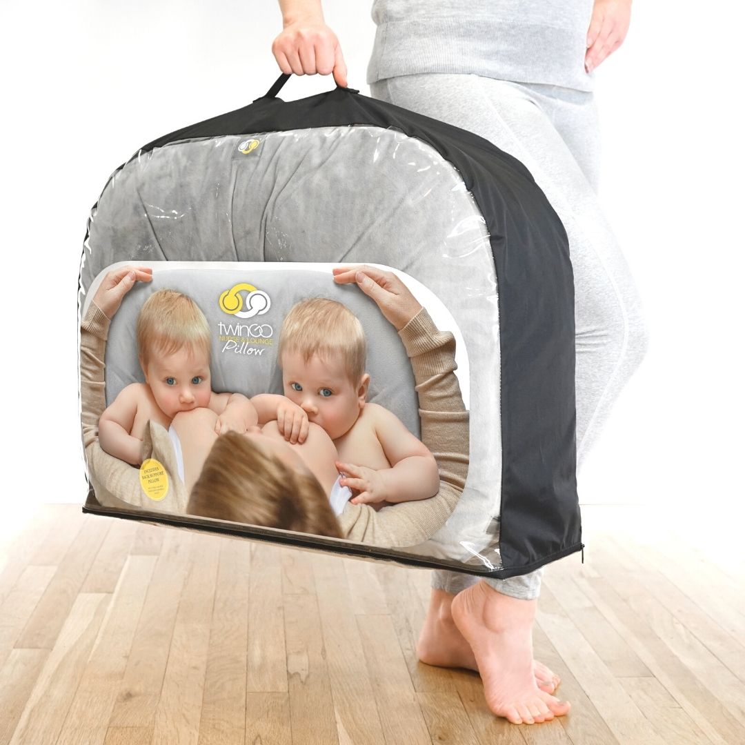 TwinGo | Baby Carrier for Twins | Breastfeeding Pillow for Twins