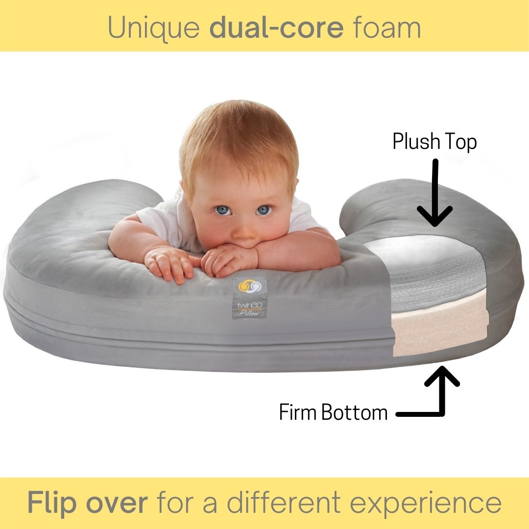 TwinGo Nurse & Lounge Pillow Breastfeeding pillow for twins